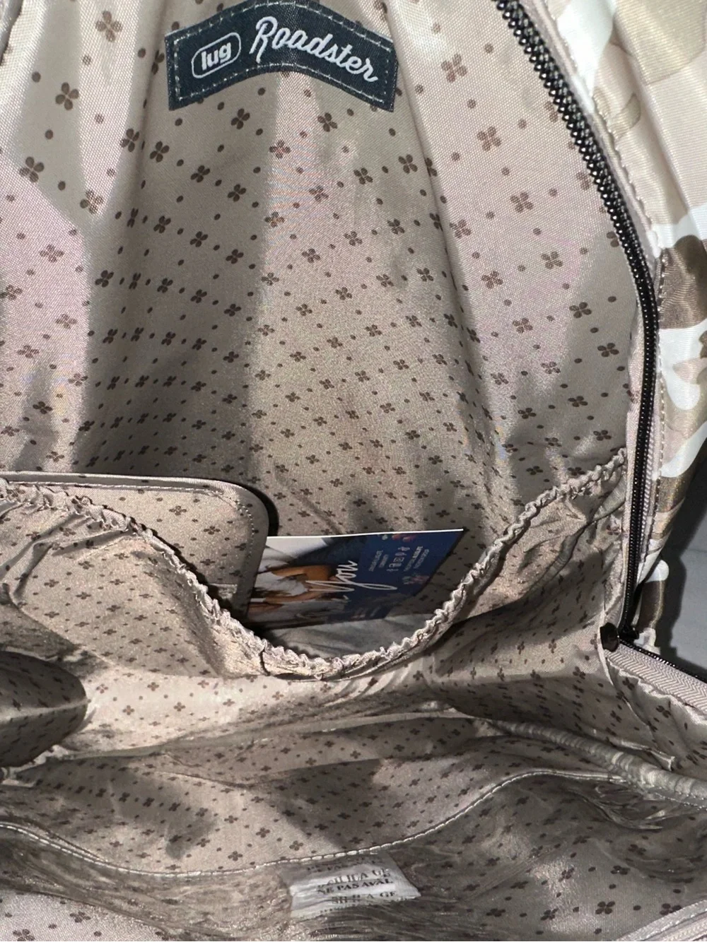 Lug Roadster backpack in Neutral Camo - NEW